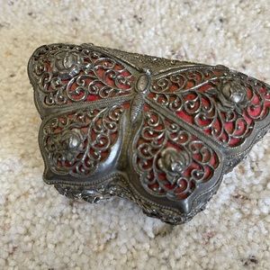 Vintage Butterfly Jewelry Box Made in Japan